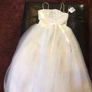 David’s bridal flower girl dress